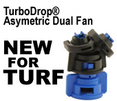 TurboDrop Asymmetrical Dual Fan Nozzle for Turf - TDAD
